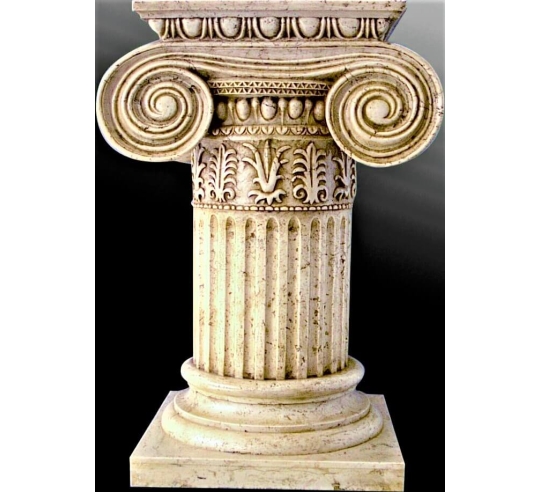 Pied de table style chapiteau ionique.