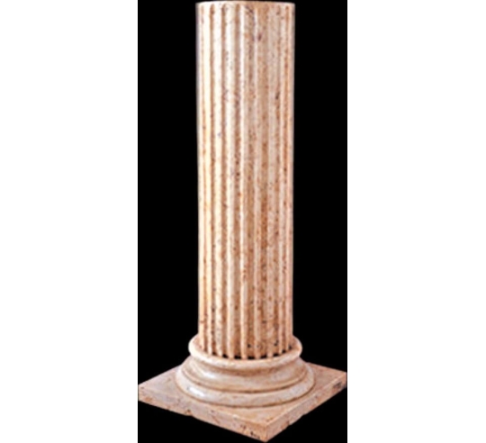 Colonne tronquée style ionique.