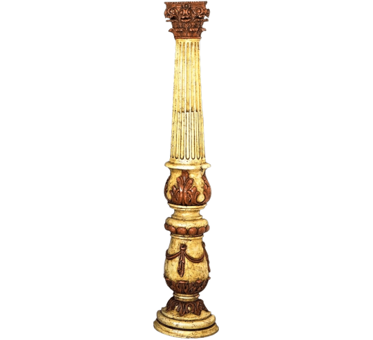 Column in Baroque style.
