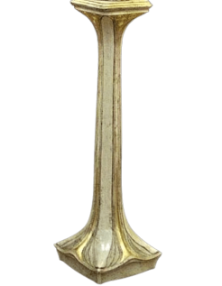Piédestal de style Art Nouveau patine imitation marbre...