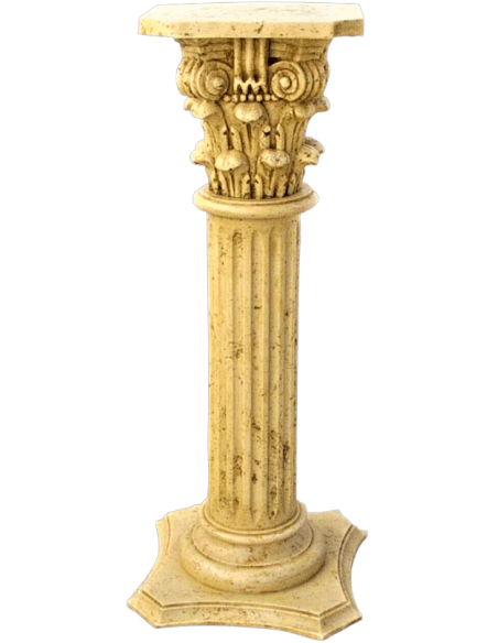 Colonne canelée avec chapiteau style corinthien I.