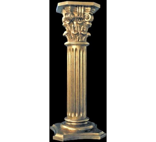 Columna acanalada con capitel de estilo...