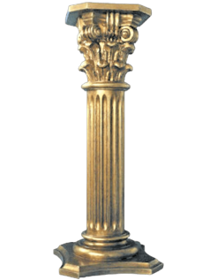 Colonne canelée avec chapiteau style corinthien II.