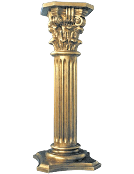 Columna acanalada con capitel de estilo corintio II.