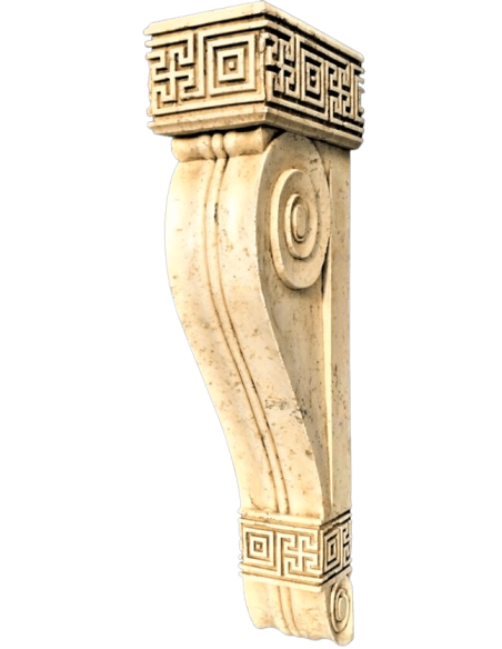Ménsula de estilo griego antiguo.