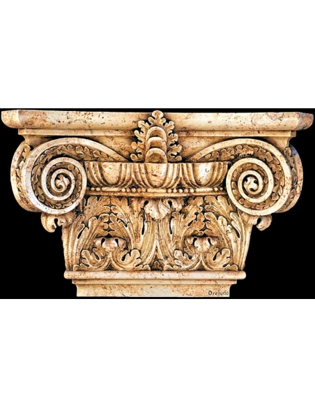 Wall bracket in Corinthian capital style.