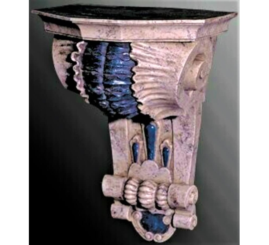 Support mural style jardins de rocaille II,...