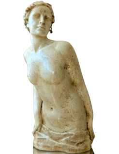Escultura de Aurora o la alegoría de la alba.