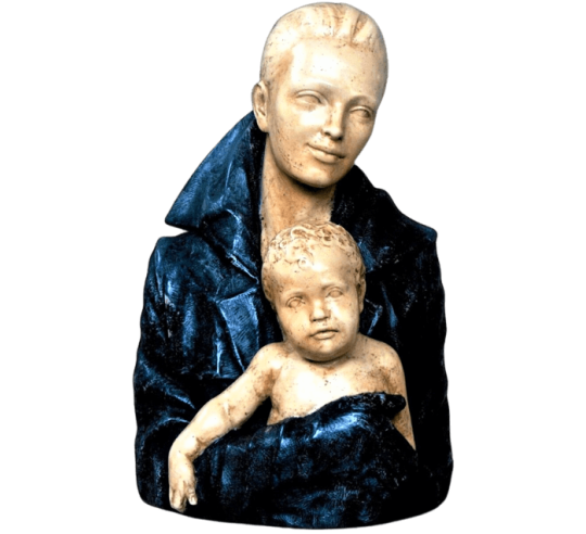 Sculpture of Mother and Child.