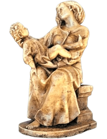 Escultura alegoría de la maternidad I.