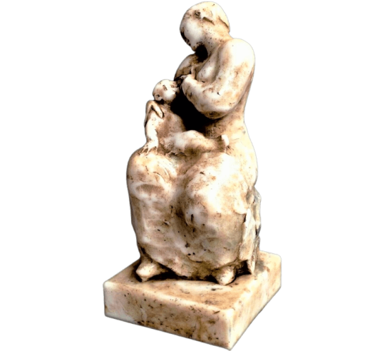 Sculpture allégorie de la maternité II.