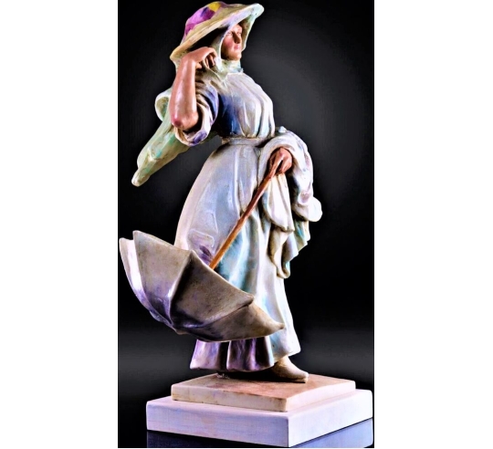 Statuette of Clotilde García del Castillo...