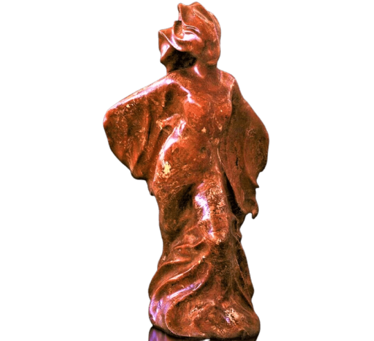 Sculpture féminine I, allégorie de la force du vent.
