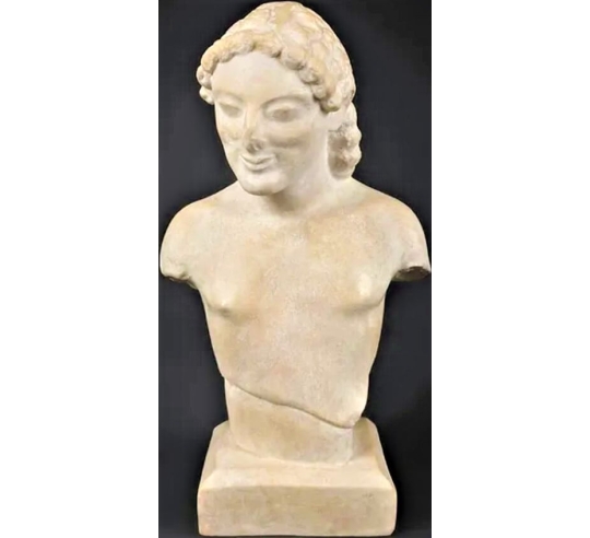 Torse de Kouros ou jeune homme, Musée...