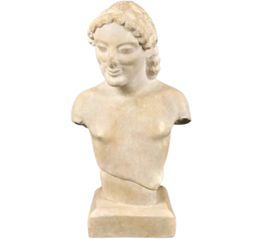 Torso de Kouros o de hombre joven, Museo Arqueológico de Atenas.