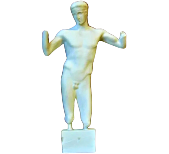 Estatua de Diadúmeno según Policleto, original hallada en Smirne, Museo Metropolitano, Nueva York.