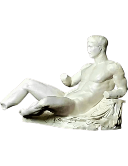 Statue of Dionysus from the east pediment of the Parthenon, British Museum, London.