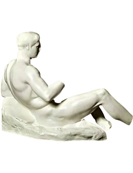 Statue of Dionysus from the east pediment of the Parthenon, British Museum, London.