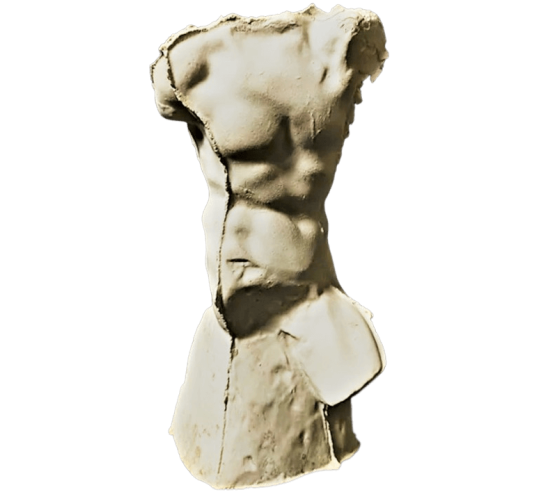 Torso of Heracles seated