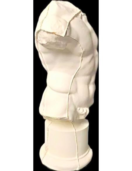 Torso de Heracles derrotando a la cierva de Cerinia, fragmento, Galería Borghèse.
