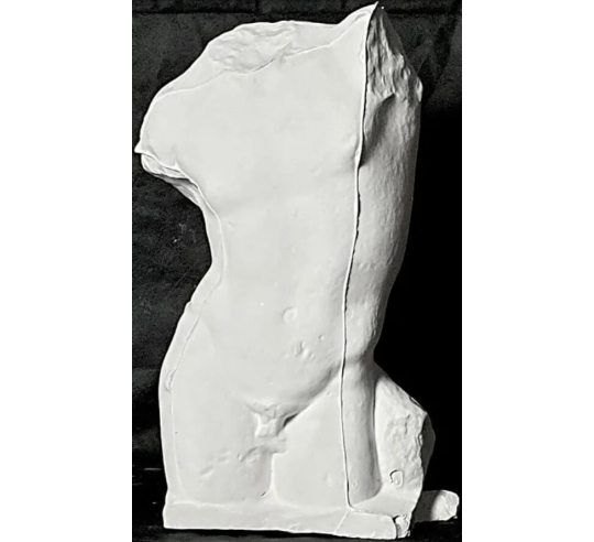 Nude male torso, known as from the École des...