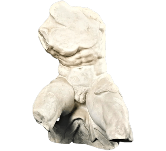 Torse du Belvédère d'après sculpteur Apollonios d'Athènes, Musée du Vatican.