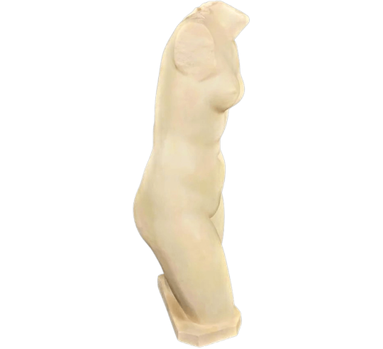 Torso desnudo de Venus de estilo Afrodita de...