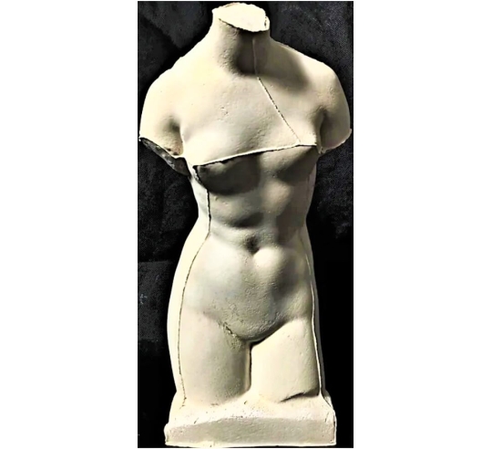 Torso of Venus in the bath in the style of...