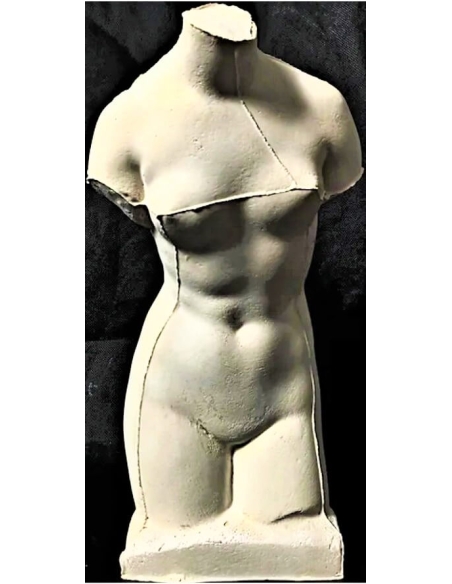 Torso of Venus in the bath in the style of Aphrodite of Cnidus after the sculptor Praxiteles.