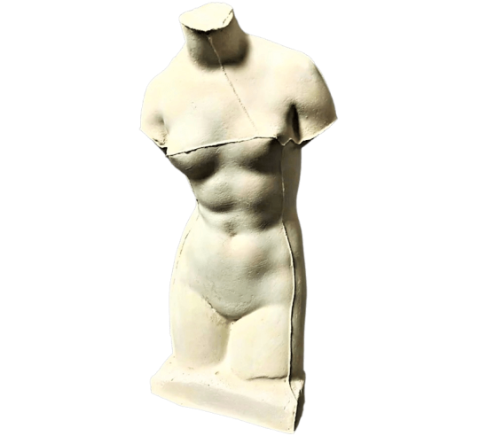 Torso de Venus en el baño en el estilo de...