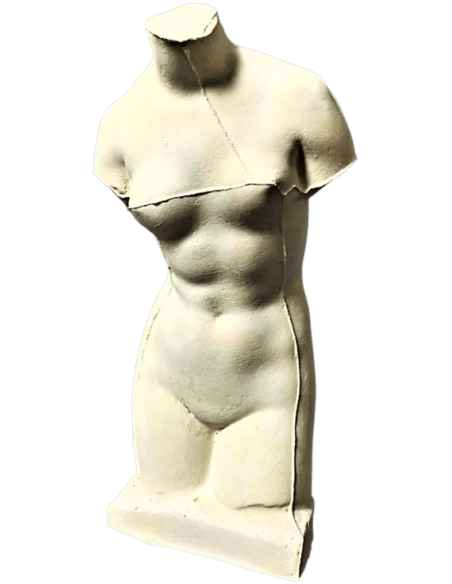 Torso de Venus en el baño en el estilo de Afrodita de Cnidus según el escultor Praxiteles.
