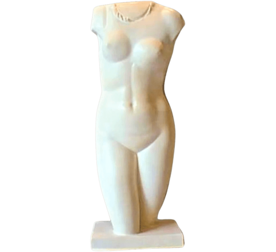 Torso of Venus with necklace, Louvre Museum.