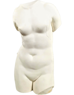Torse de Vénus de Cnide d'après Praxitèle, Musée du...