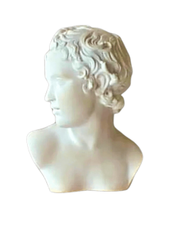 Busto de Cupido o Eros, dios del amor y el deseo