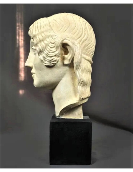 Head of Kouros or Archaic Apollo, Villa Borghese Collection
