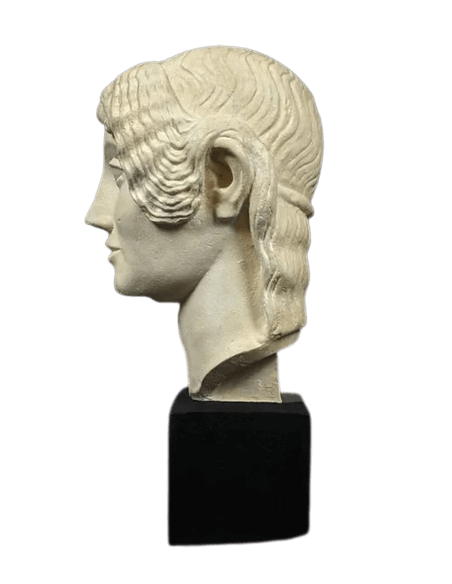 Head of Kouros or Archaic Apollo, Villa Borghese Collection