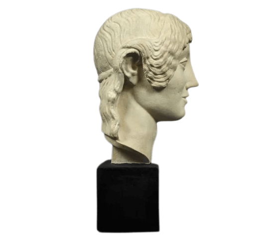 Head of Kouros or Archaic Apollo, Villa...