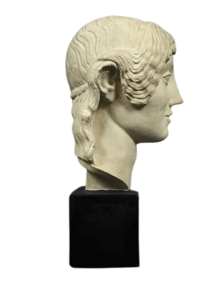 Head of Kouros or Archaic Apollo, Villa Borghese Collection