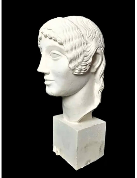 Head of Kouros or Archaic Apollo, Villa Borghese Collection