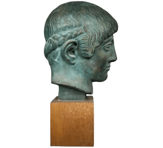 Tête d'éphèbe blond de l'Acropole, musée de...