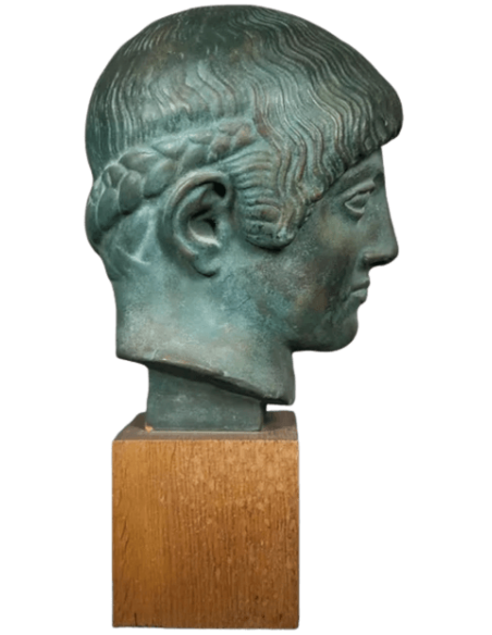 Tête d'éphèbe blond de l'Acropole, musée de l'Acropole d'Athènes