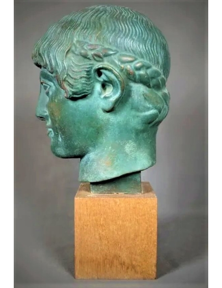 Tête d'éphèbe blond de l'Acropole, musée de l'Acropole d'Athènes