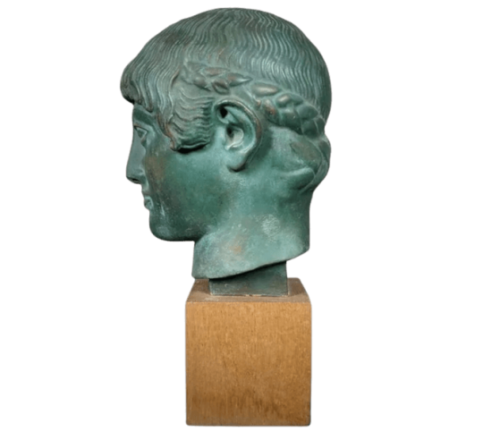 Tête d'éphèbe blond de l'Acropole, musée de...