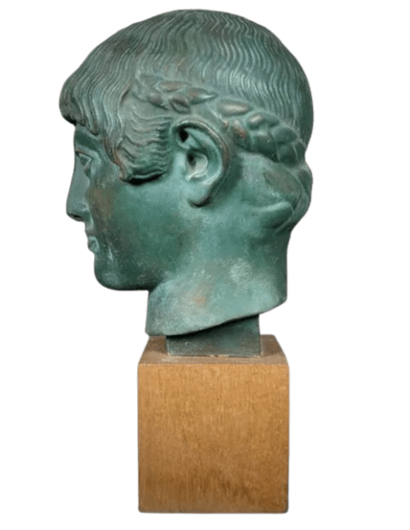 Tête d'éphèbe blond de l'Acropole, musée de l'Acropole d'Athènes