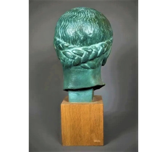 Tête d'éphèbe blond de l'Acropole, musée de...