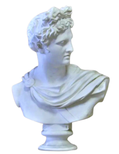 Buste Apollon du Belvédère d'après Léocharès, Musée du...