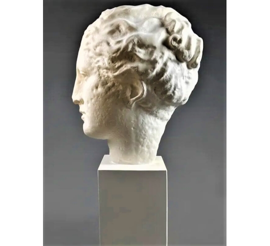 Tête d’Hygie ou Hygieia, fille du dieu de la...