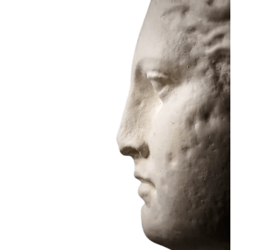 Tête d’Hygie ou Hygieia, fille du dieu de la...