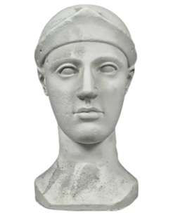 Head of Athena with helmet, known as the Vogüé Athena,...