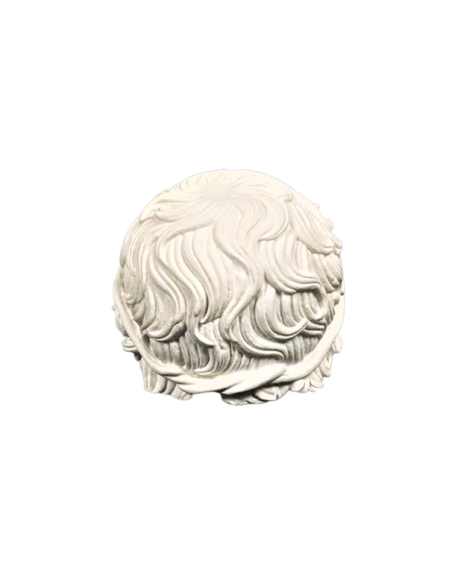 Media Cabeza de atleta victorioso conocida como Cabeza de Bénévent, Museo del Louvre